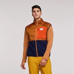 Cotopaxi Colorblock Vest - Rust, Navy, Orange